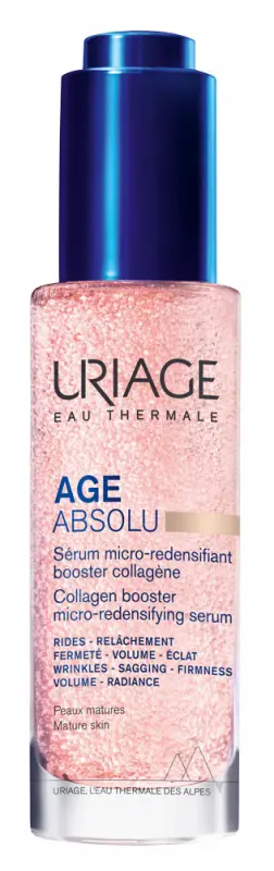 Uriage AGE ABSOLU Ránctalanító kollagén booster szérum 30 ml Uriage AGE ABSOLU Ránctalanító kollagén booster szérum 30 ml