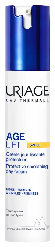 Uriage AGE LIFT Ránctalanító és feszesítő nappali arckrém normál és száraz bőrre SPF 30 (40 ml) Uriage AGE LIFT Ránctalanító és feszesítő nappali arckrém normál és száraz bőrre SPF 30 (40 ml)