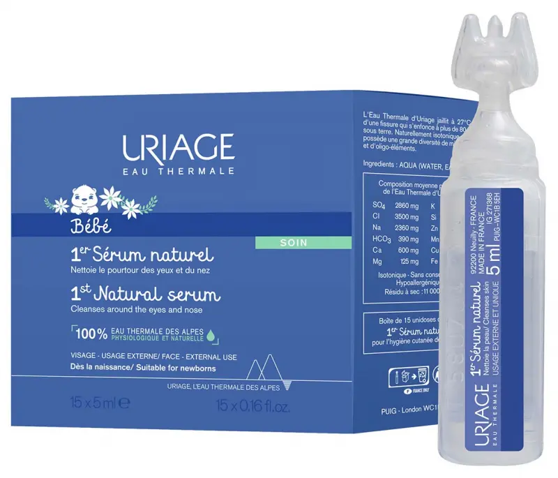 Uriage BABA Termálvíz cseppek 15x5 ml Uriage BABA Termálvíz cseppek 15x5 ml