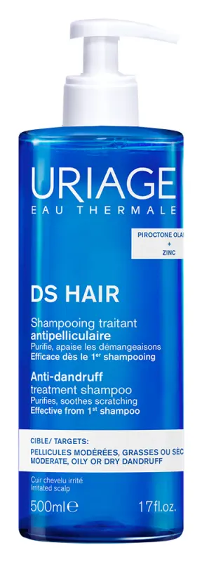 Uriage D.S. HAIR Sampon korpás fejbőrre 500 ml Uriage D.S. HAIR Sampon korpás fejbőrre 500 ml
