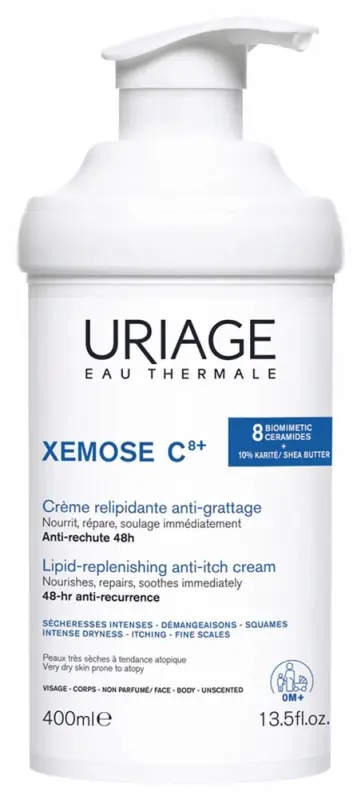 Uriage XÉMOSE C8+ krém száraz/nagyon száraz bőrre 400 ml Uriage XÉMOSE C8+ krém száraz/nagyon száraz bőrre 400 ml