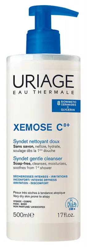 Uriage XÉMOSE C8+ SYNDET krémtusfürdő 500 ml Uriage XÉMOSE C8+ SYNDET krémtusfürdő 500 ml