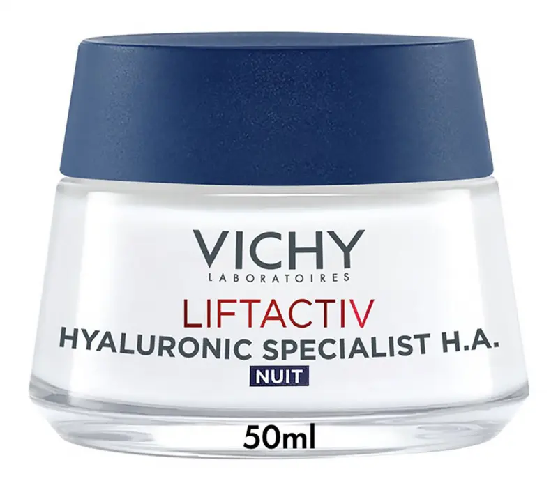 VICHY Liftactiv H.A. ránctalanító és feszesítő éjszakai krém 50 ml VICHY Liftactiv H.A. ránctalanító és feszesítő éjszakai krém 50 ml