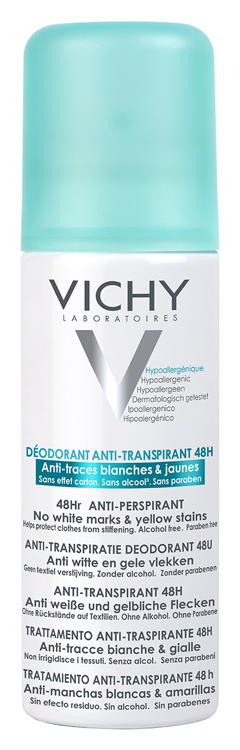 VICHY Izzadságszabályozó dezodor spray, foltmentes 125 ml VICHY Izzadságszabályozó dezodor spray, foltmentes 125 ml