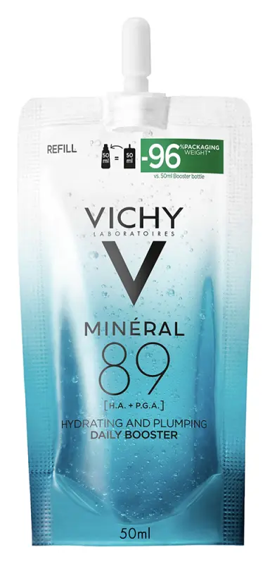 VICHY Minéral 89 Napi booster szérum poliglutaminsavval utántöltő 50 ml VICHY Minéral 89 Napi booster szérum poliglutaminsavval utántöltő 50 ml