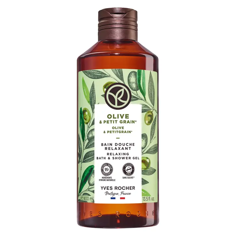 YVES ROCHER Bain De Nature Hab- és tusfürdő Olíva & keserűnarancs 400 ml YVES ROCHER Bain De Nature Hab- és tusfürdő Olíva & keserűnarancs 400 ml