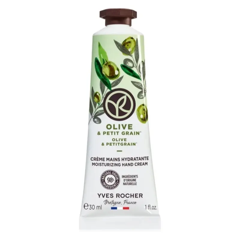YVES ROCHER Bain De Nature Kézkrém Olíva & keserűnarancs 30 ml YVES ROCHER Bain De Nature Kézkrém Olíva & keserűnarancs 30 ml
