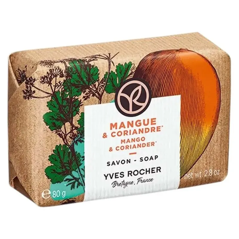 YVES ROCHER Bain De Nature Szappan Mangó & Koriander 80 g YVES ROCHER Bain De Nature Szappan Mangó & Koriander 80 g