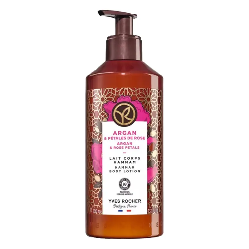 YVES ROCHER Bain De Nature Testápoló Argánolaj & Marokkói Rózsa 390 ml YVES ROCHER Bain De Nature Testápoló Argánolaj & Marokkói Rózsa 390 ml