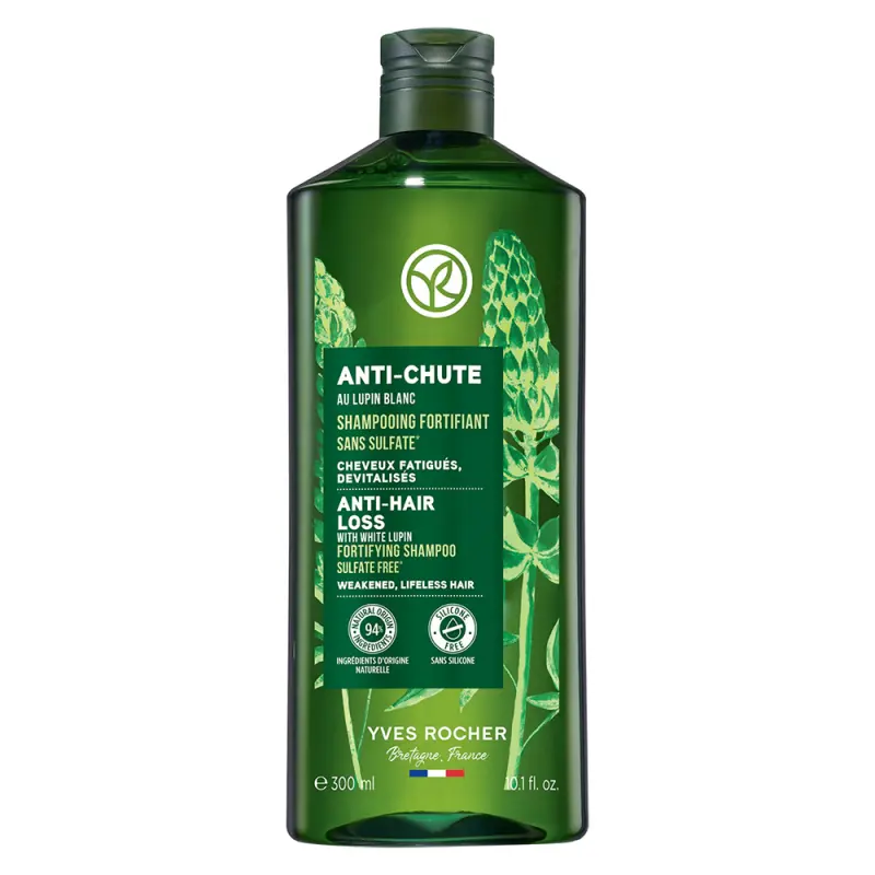 YVES ROCHER Anti-Chute Hajhullás elleni sampon fehér csillagfürt virággal 300 ml YVES ROCHER Anti-Chute Hajhullás elleni sampon fehér csillagfürt virággal 300 ml